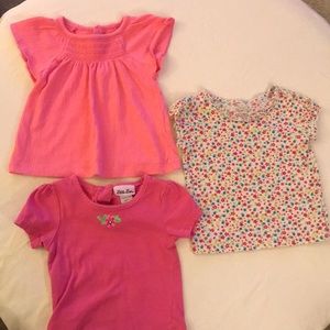 3/$12 infant girl tee shirts